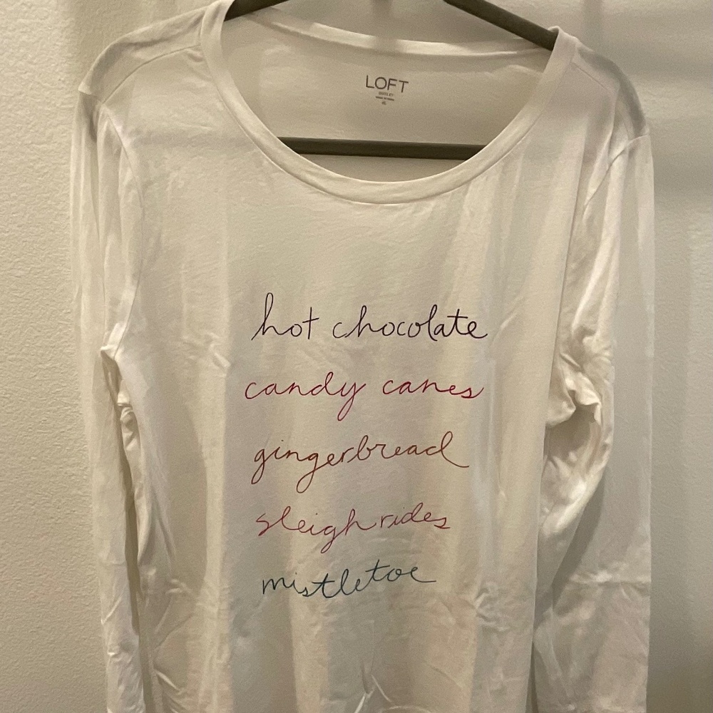 Loft long sleeved tee-shirt